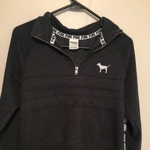 Victoria secret quarter zip sweater